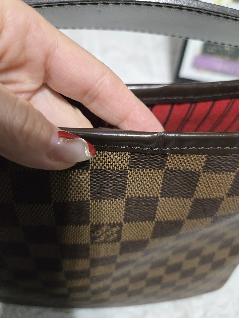 🔥 Louis Vuitton Damier Ebene Delightful PM EUC 🔥